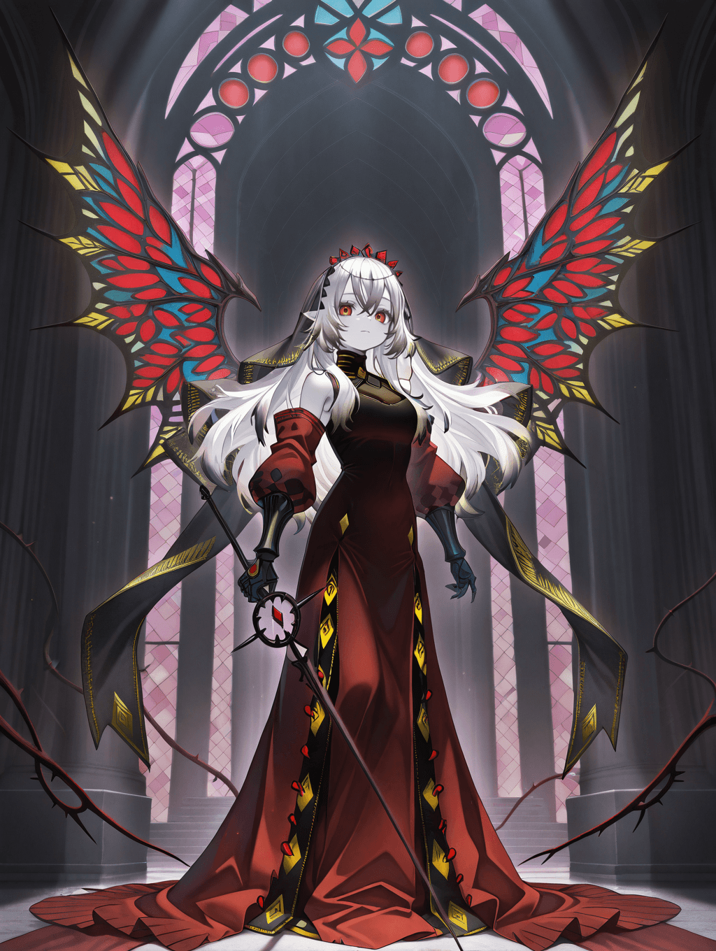 Yu-Gi-Oh! - Blazing cartesia the virtuous (赫の聖女カルテシア) illu/PonyXL