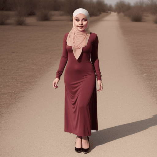 AI generated: Rose monroe in hijab