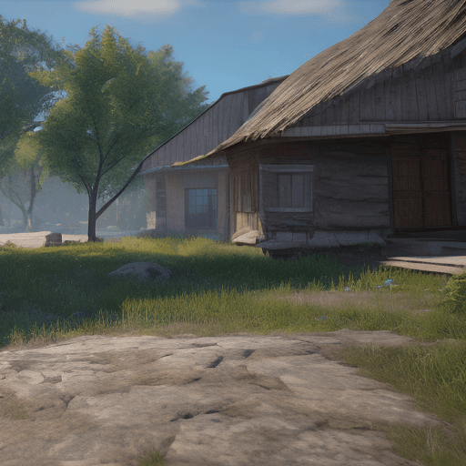 AI generated: Hyper realistic eye level exterior photo of a Donbas in a 2121 unreal engine 5 8k UHD