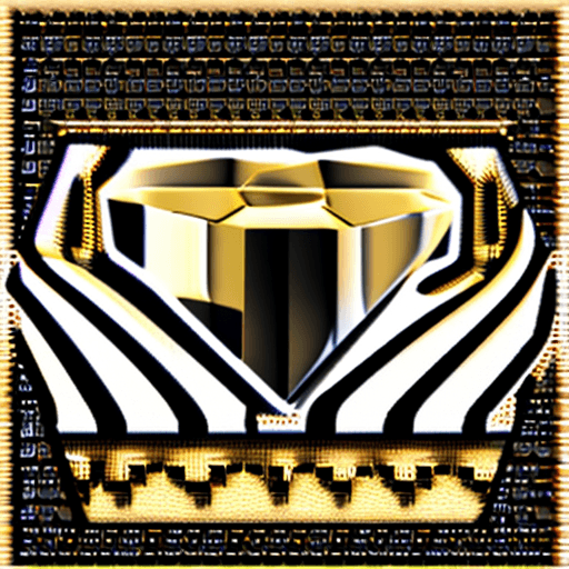 AI generated: Logo with name SoundsGood.
Diamond black, golden light.