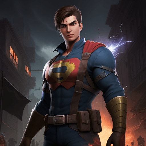 AI generated: make me a hero for a pc game



