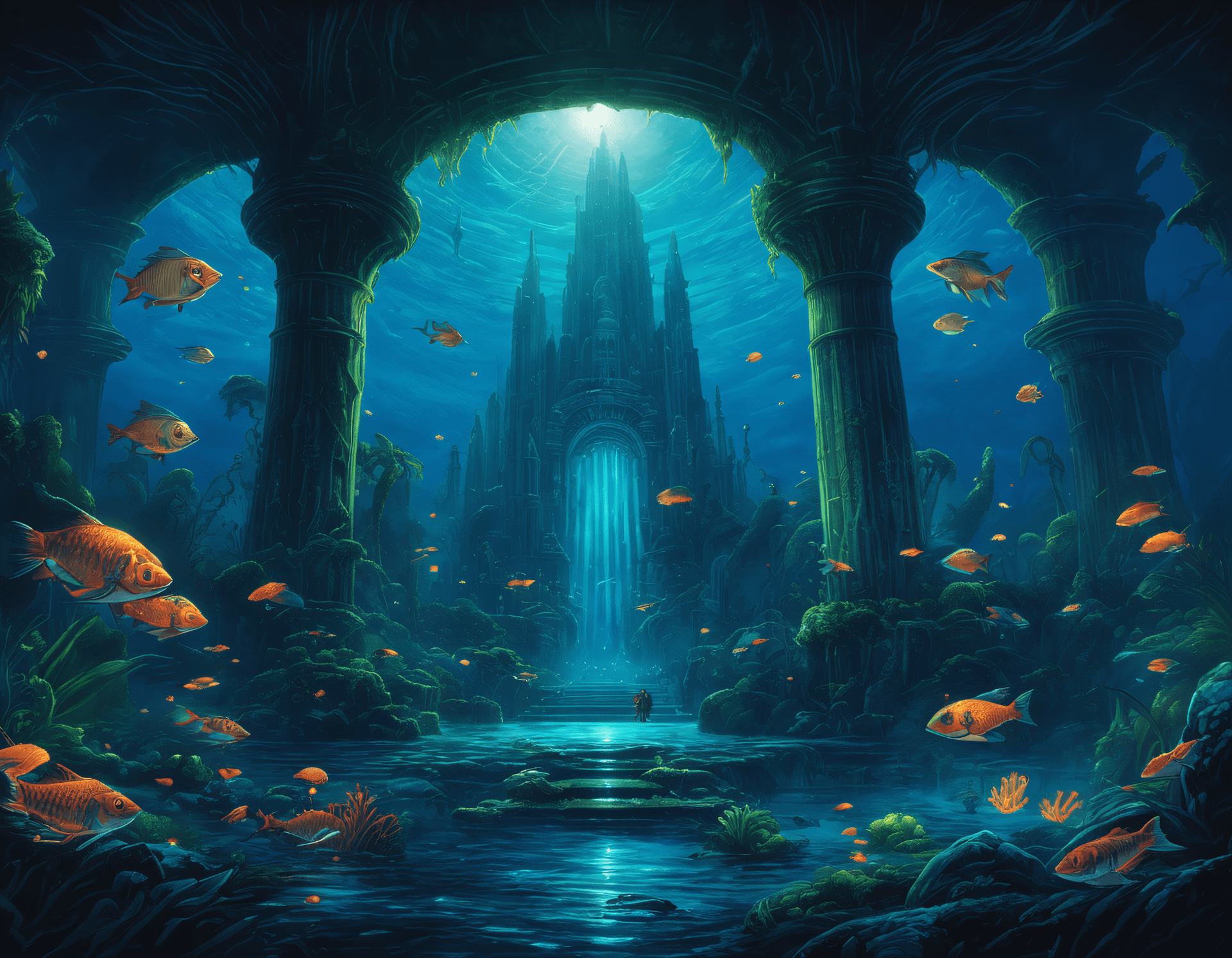AI generated: Breathtaking , (Teslapunk Style:1.2) , Vibrant colors , Dan Mumford , bl4ckl1ghtxl , A Illustration ...