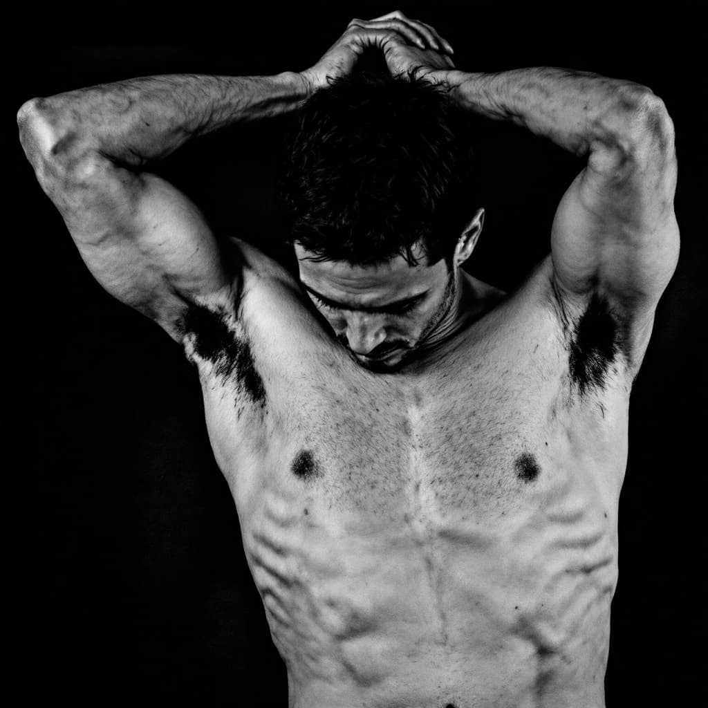 AI generated: naked man