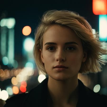 Anamorphic Bokeh + Special Effect (Shallow Depth of Field) cinematic style XL + SD1.5