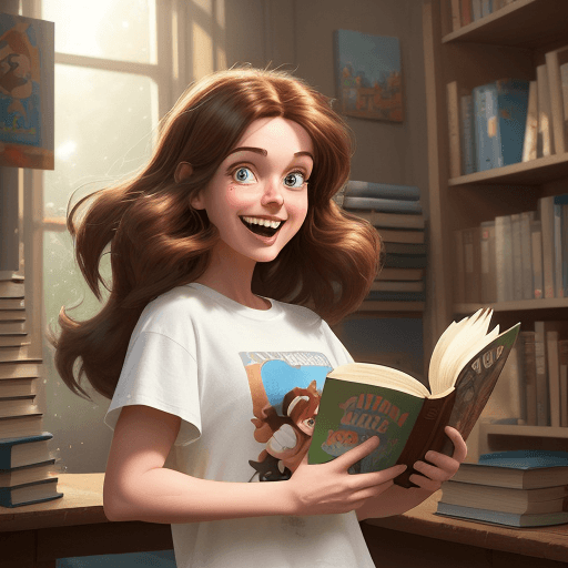 AI generated: A high-detail Pixar-style, especially Wreck--It Ralph style,  woman cartoon character with long brow...