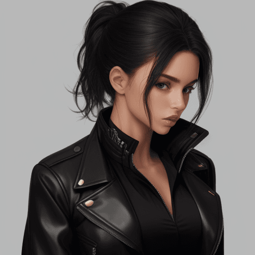 AI generated: Black jacket

