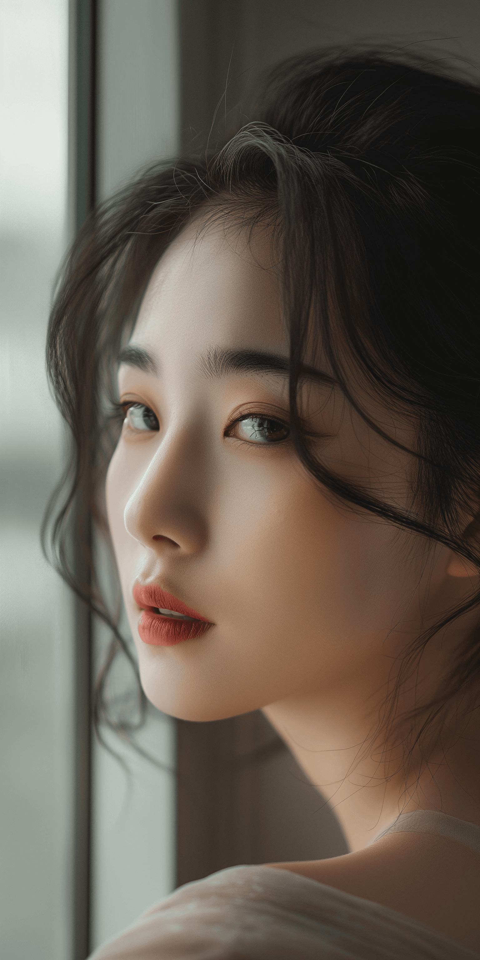 AI generated: korean woman, 20-25 years old, Asian beauty standard, photorealistic, shot with Sony Alpha a7R IV 35...
