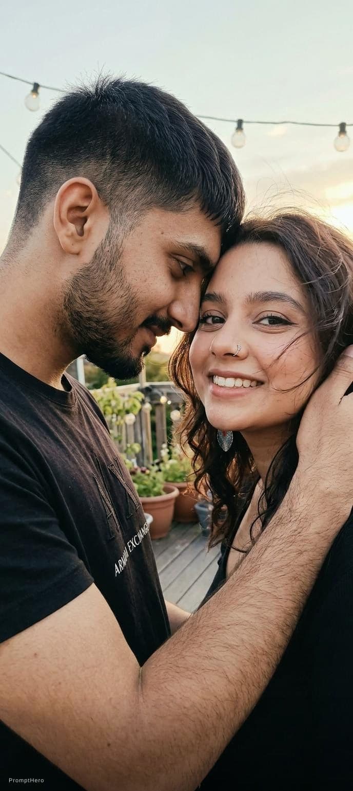 AI generated: a couple in love