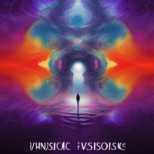 AI generated: cover image fantastique, Vibrant Visions, amazing, deep,Lengary, fiction, 