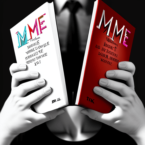 AI generated: book cover design, written "I M ME", 2K, 4K