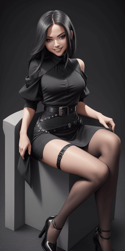 AI generated: (masterpiece), best quality, expressive eyes, perfect face, full body, short thigh-length dresses, g...