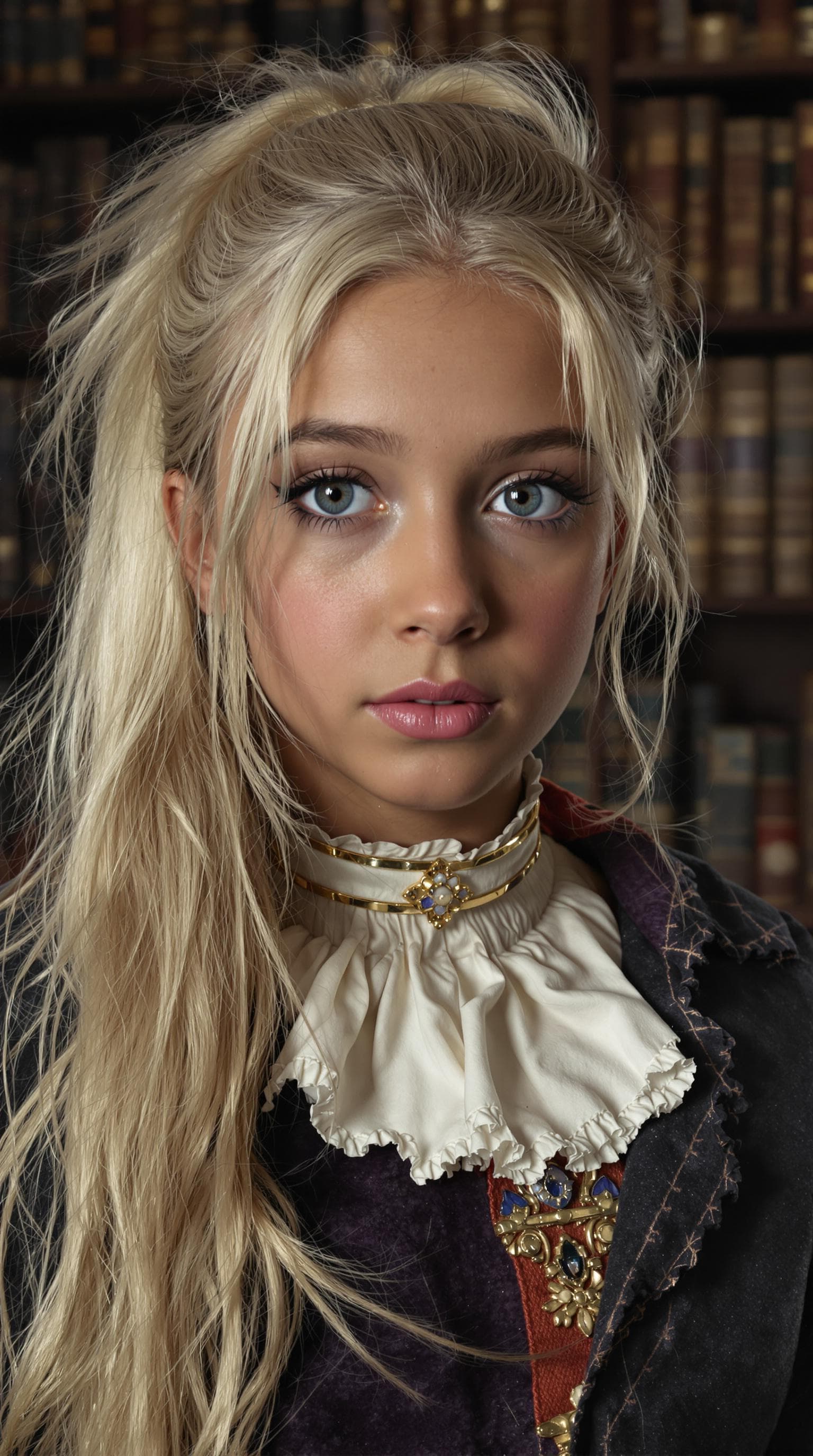 AI generated: a professional photo of a exceptionally of the most beautiful (British girl) girl in Britain, (age 9...
