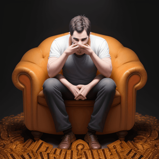 AI generated: A BITCOIN TRADER CALLED DANIEL THAT HAS HEAVY DIARRHEA ISSUES