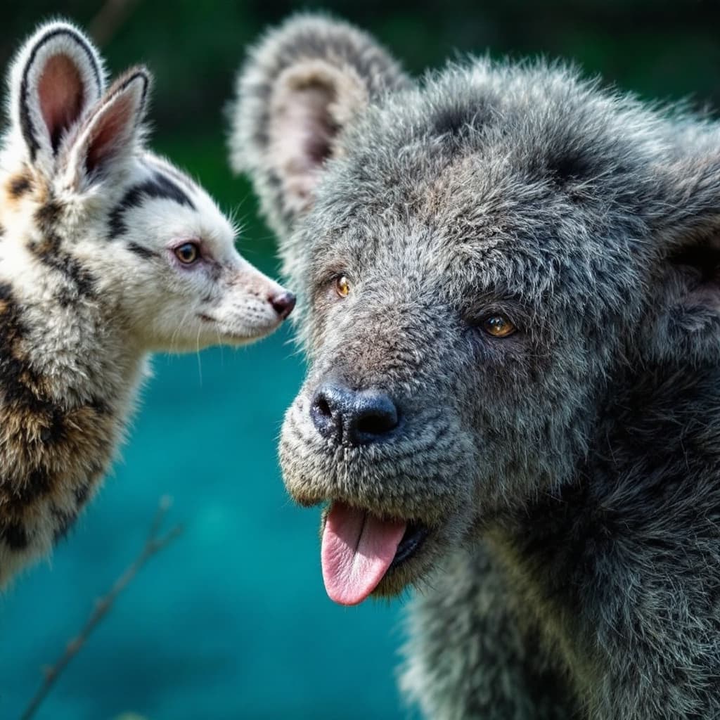 AI generated: youtube thumbnail
attractive 
for 10 animal facts 