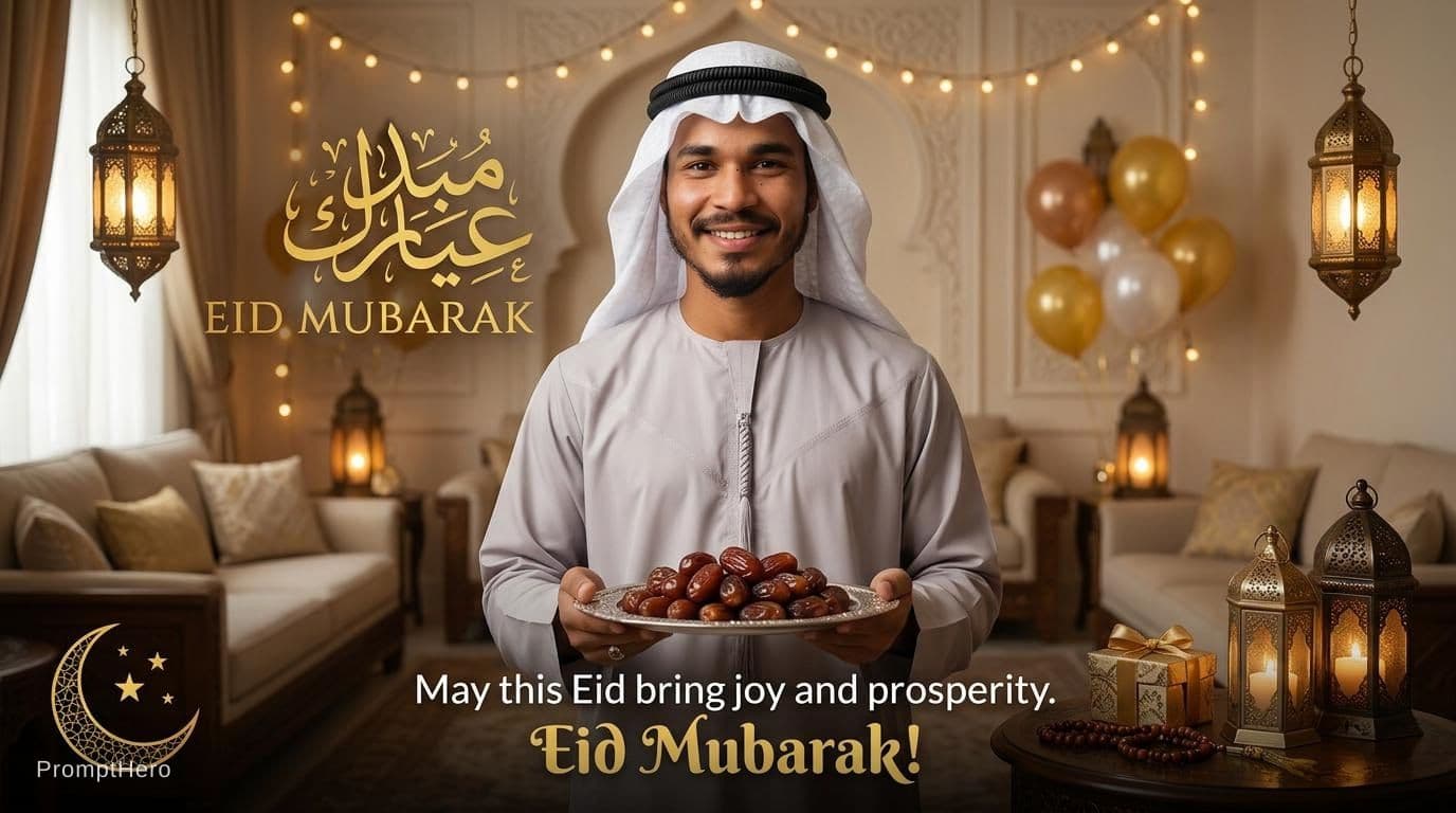 Hero prompt: Eid poster
