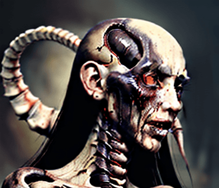 AI generated: concept art concept art, ancient paintings, popular on artstation, (intimidating design) , biomechan...