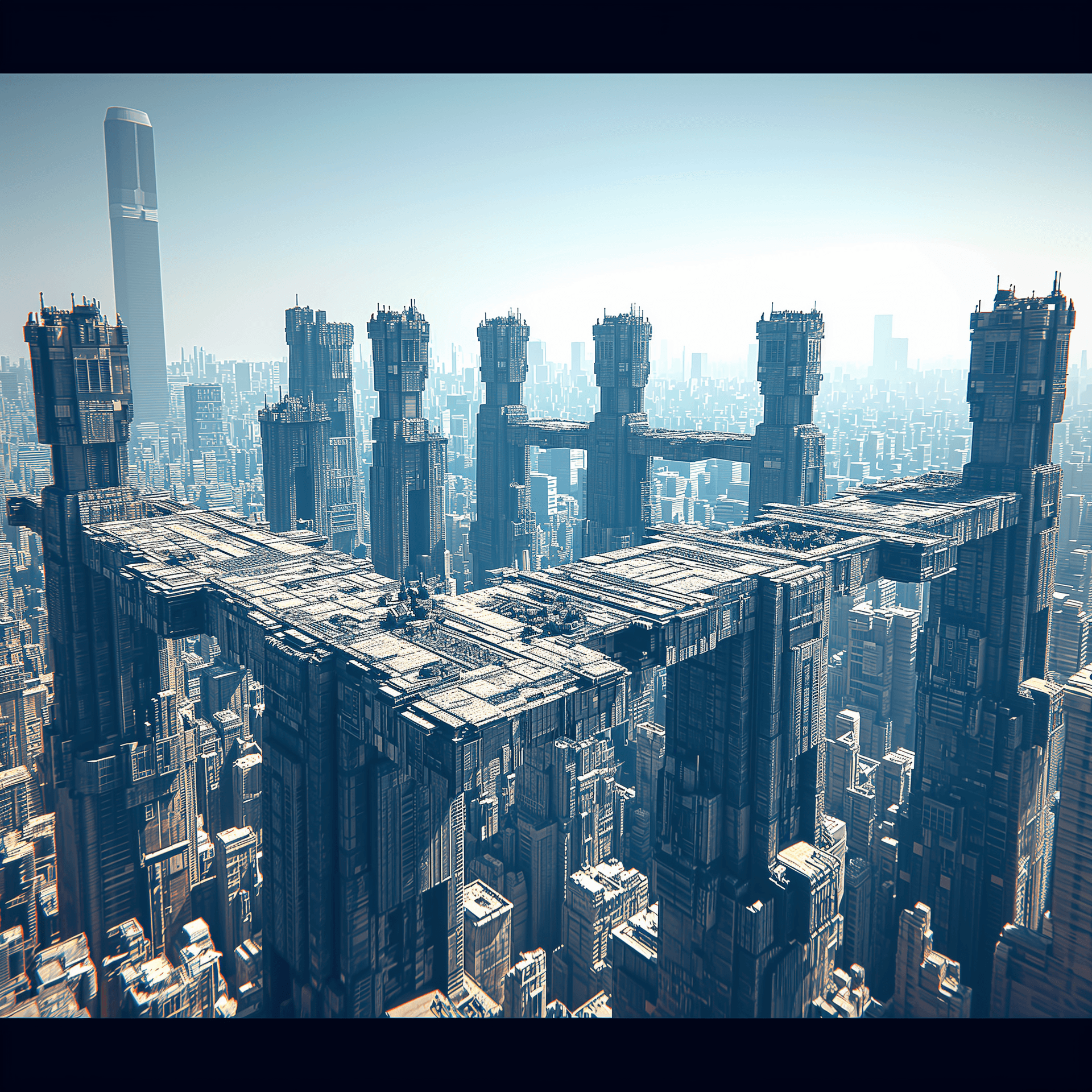 AI generated: alien ruins, sci fi, blurred, soft light, golden ration, far future --c 75 --v 6.0