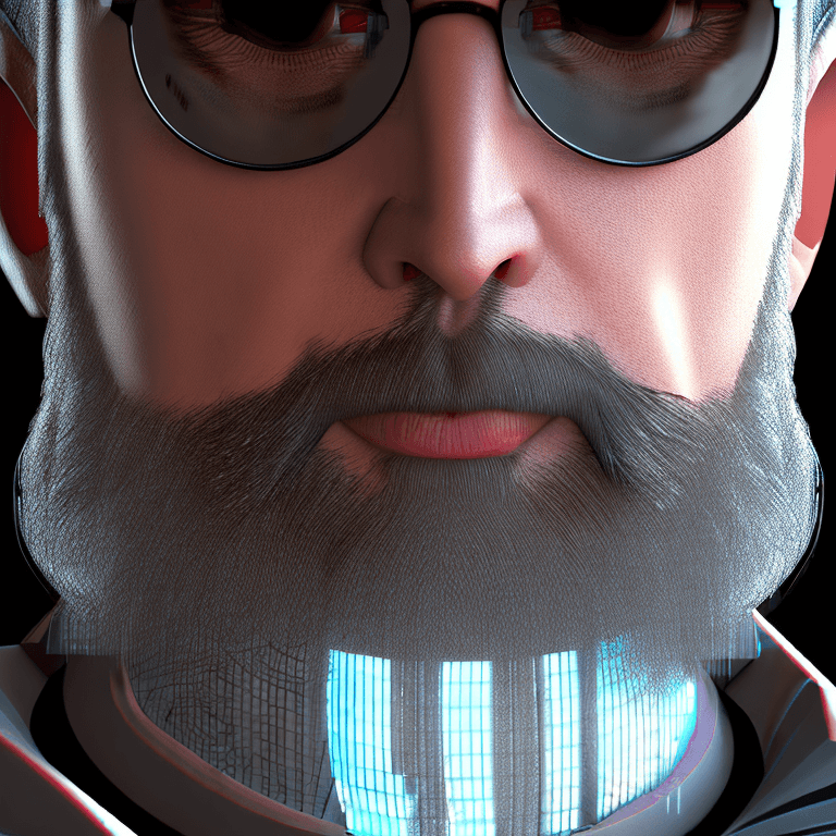 AI generated: Hyper realistic, portrait, priest, cyberpunk, realism, epic composition, epic proportion, high detai...