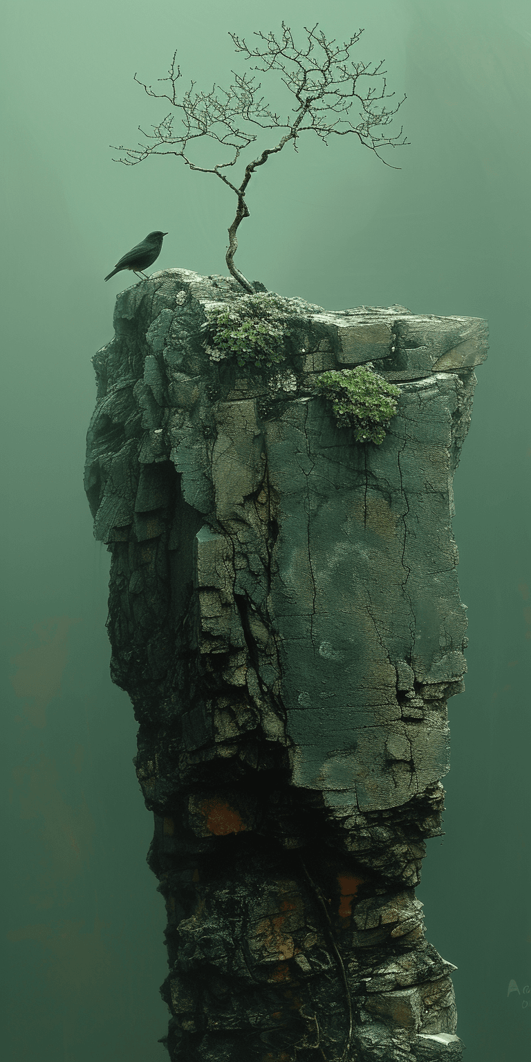 AI generated: surrealism simplicity --ar 1:2 --stylize 750 --v 6