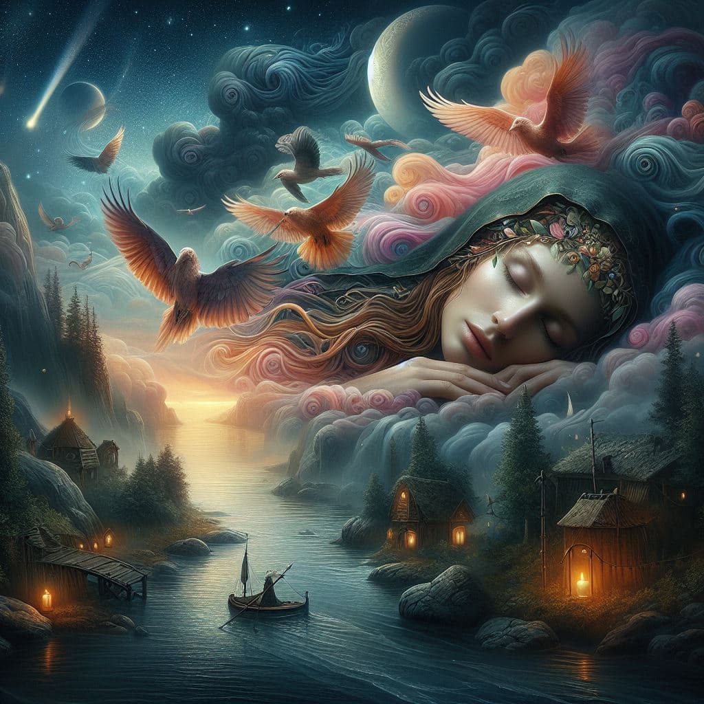 AI generated: In my dreams when I sleep,beautiful,mystical,