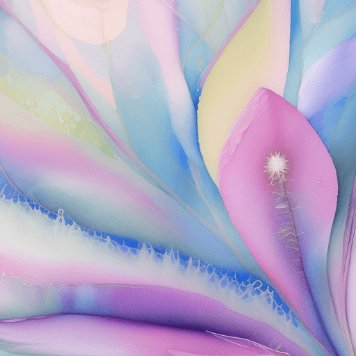 AI generated:  In a captivating watercolor abstract painting, a mesmerizing blend of colors and textures come toge...