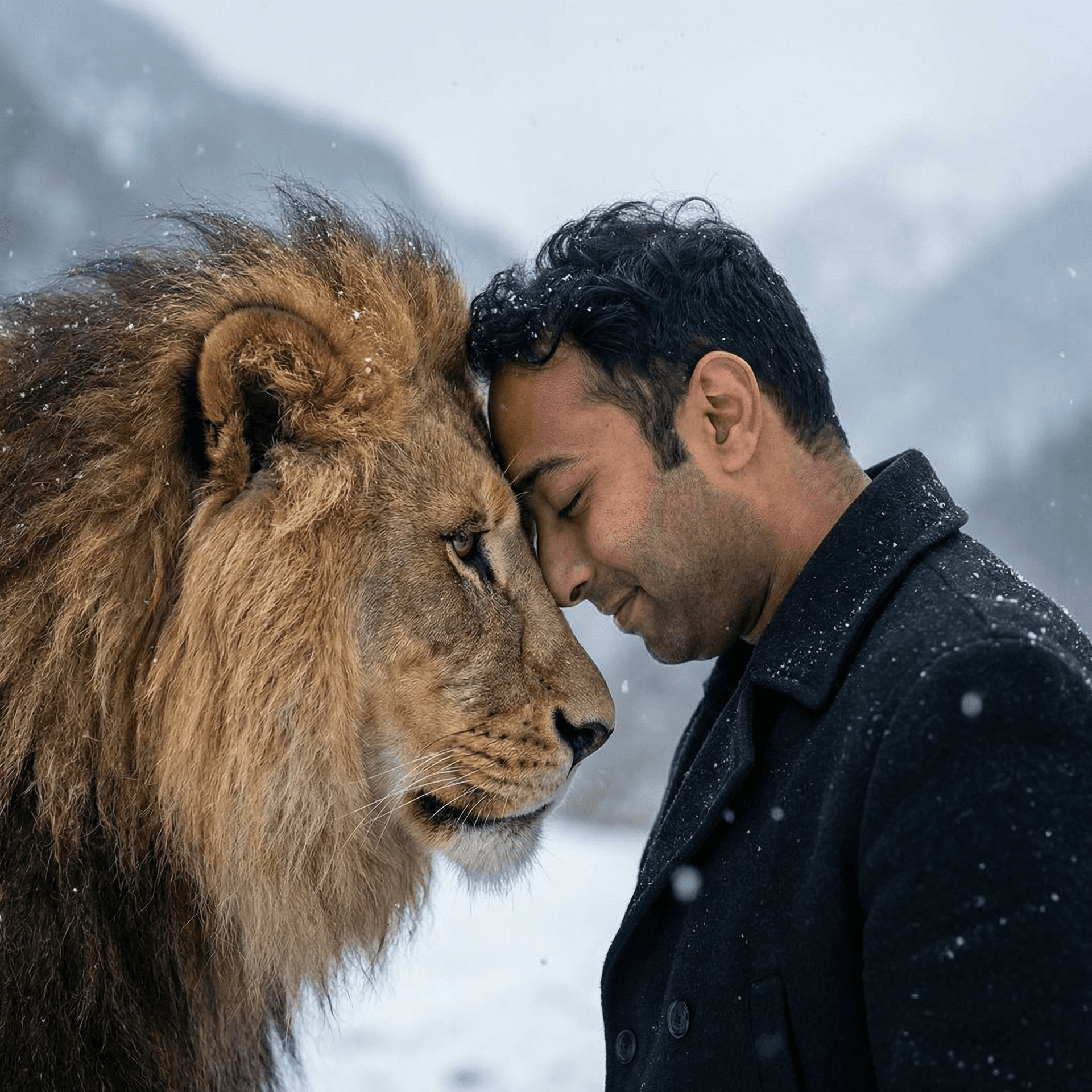 AI generated: Create a realistic and emotional scene showing Transform the uploaded photo into a vibrant AI webtoo...