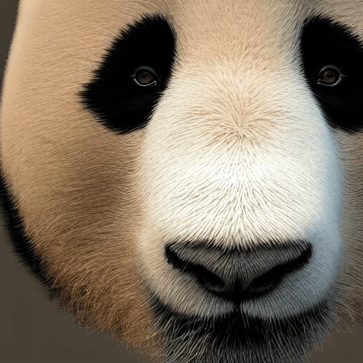 AI generated: Photo of a ultra realistic panda, dramatic light, pale sunrise, cinematic lighting, battered, low an...