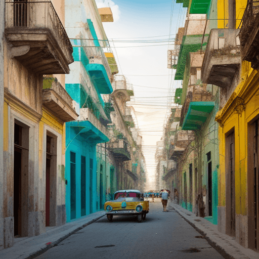 AI generated: old Havana Cuba





