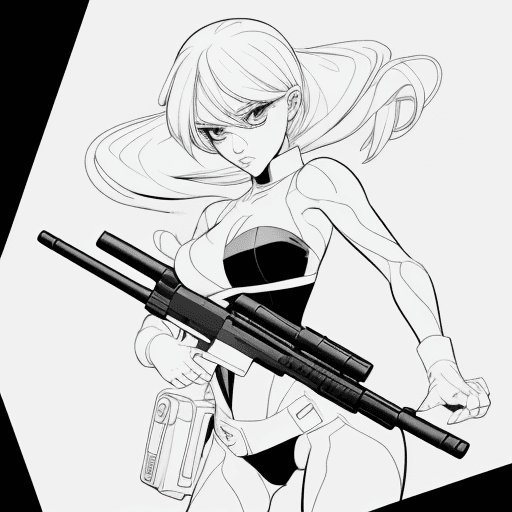 AI generated: create an image , coloring book line art, no color, minimalistic, black and white , an image of an a...