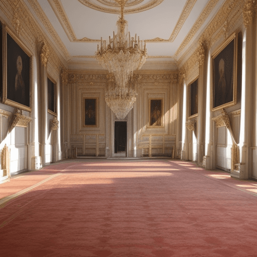 AI generated:  a royal palace