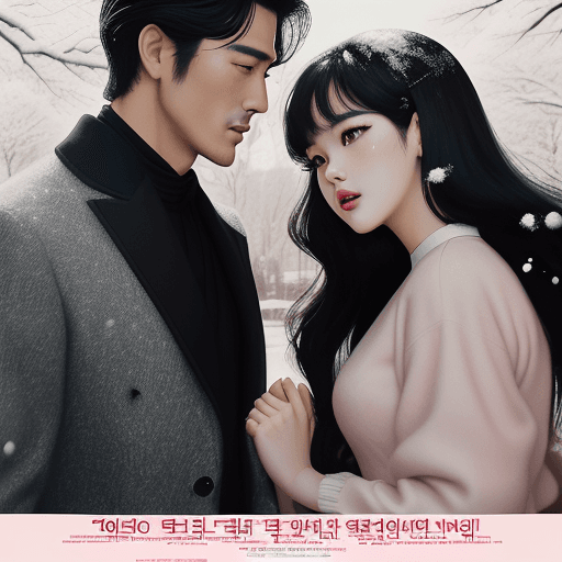 AI generated: **1960s film poster for a romance film, set in South Korea, featuring a woman like Blackpink Rose an...