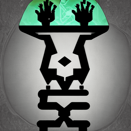 AI generated: vectorial, stylized, wizard silhouette, icon, game art, world of warcraft, high quality, high denifi...