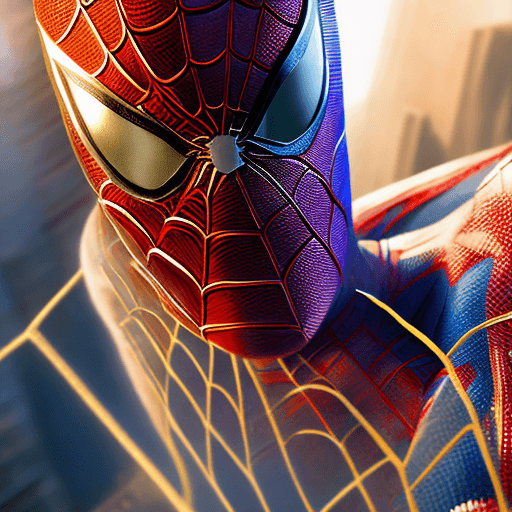AI generated: Spider man in dynamics, highly detailed, packed with hidden details, style, high dynamic range, hype...