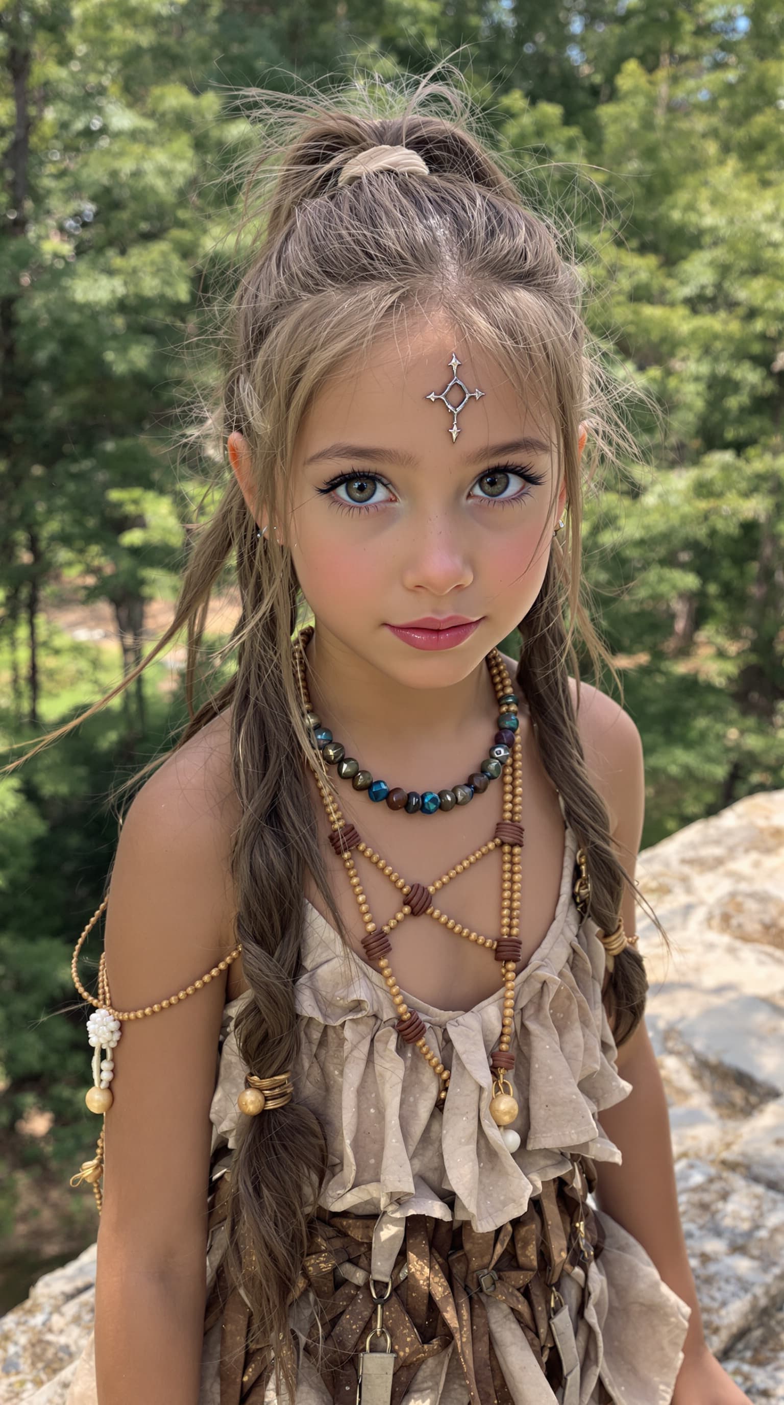 AI generated: a professional photo of a exceptionally beautiful girl in the world, (seven year old),( age 9) (futu...
