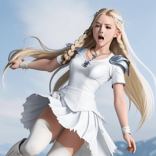 AI generated: source_anime, rating_explicit, country background, open mouth, pleasure-face, 1girl, blonde hair, po...