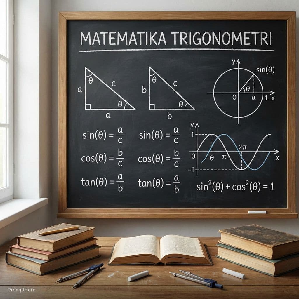 AI generated: matematika trigonometri