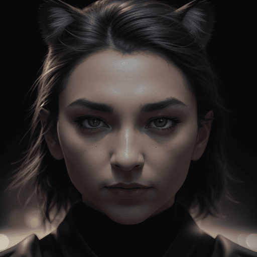 AI generated: Blacktiger face, youtube channel logo, trade,stock market channel, Portait,perfectionism, cinematic ...