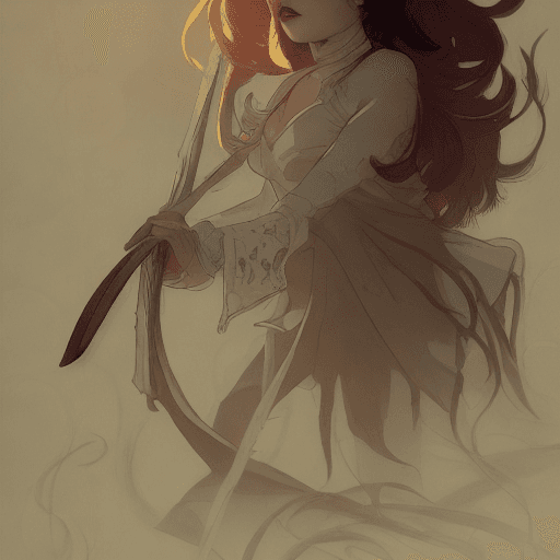 AI generated: mitsuri kanroji from demon slayer, intricate, cinematic lighting, highly detailed, digital painting,...