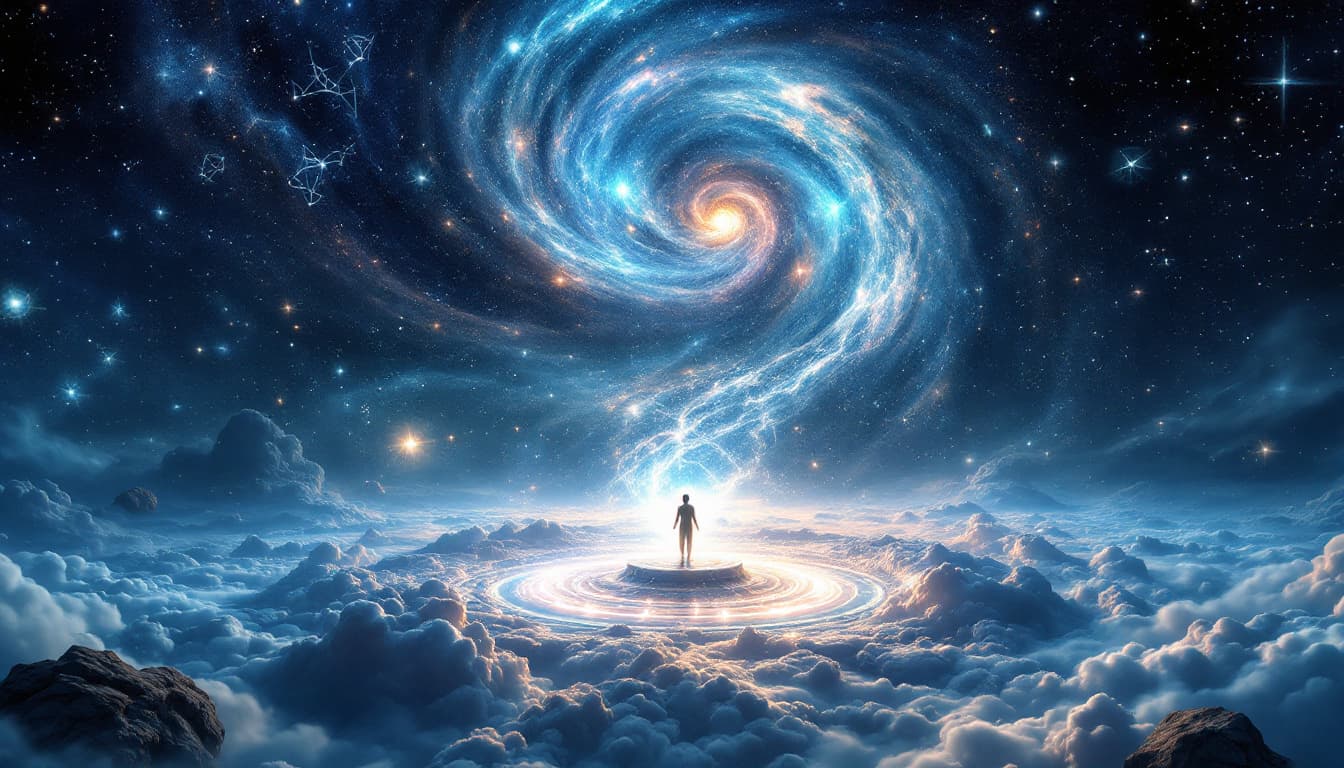 AI generated: Extreme Wide Shot – A Cosmic View of the Moment (The Universe as the Witness)
The scene zooms outwar...