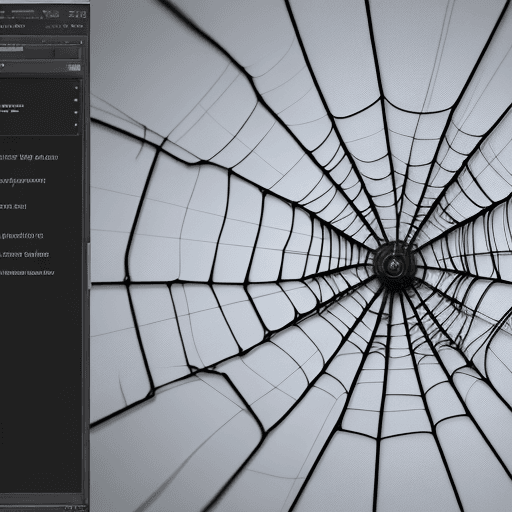 AI generated: Hyper realistic hacking web