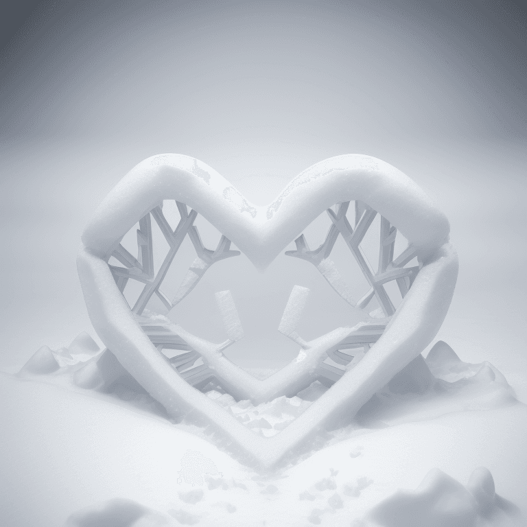 AI generated: (hyperrealism : 1. 4), (award winning: 1. 4) (masterpiece photo: 1. 4) BREAK  winter, snow, cold, he...