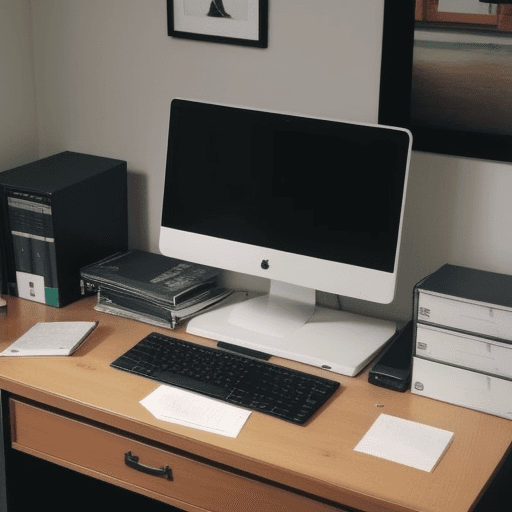 AI generated: desk