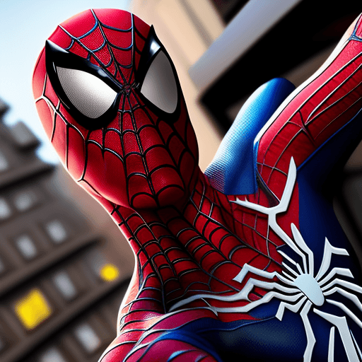 AI generated: Spider man in dynamics, highly detailed, packed with hidden details, style, high dynamic range, hype...