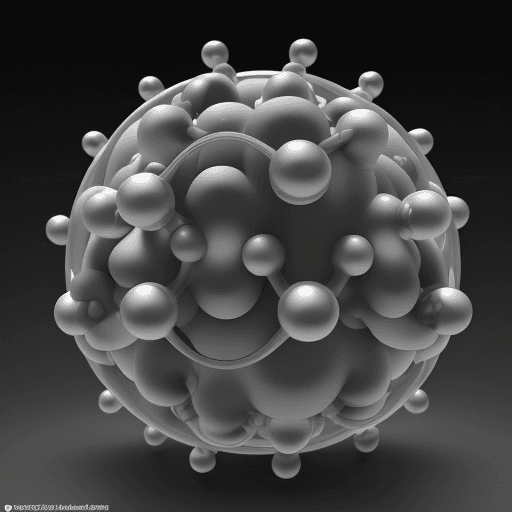 AI generated: detailed model of lipoprotein(a) molecule, full molecule can be seen; 8k, intricate detail, photorea...