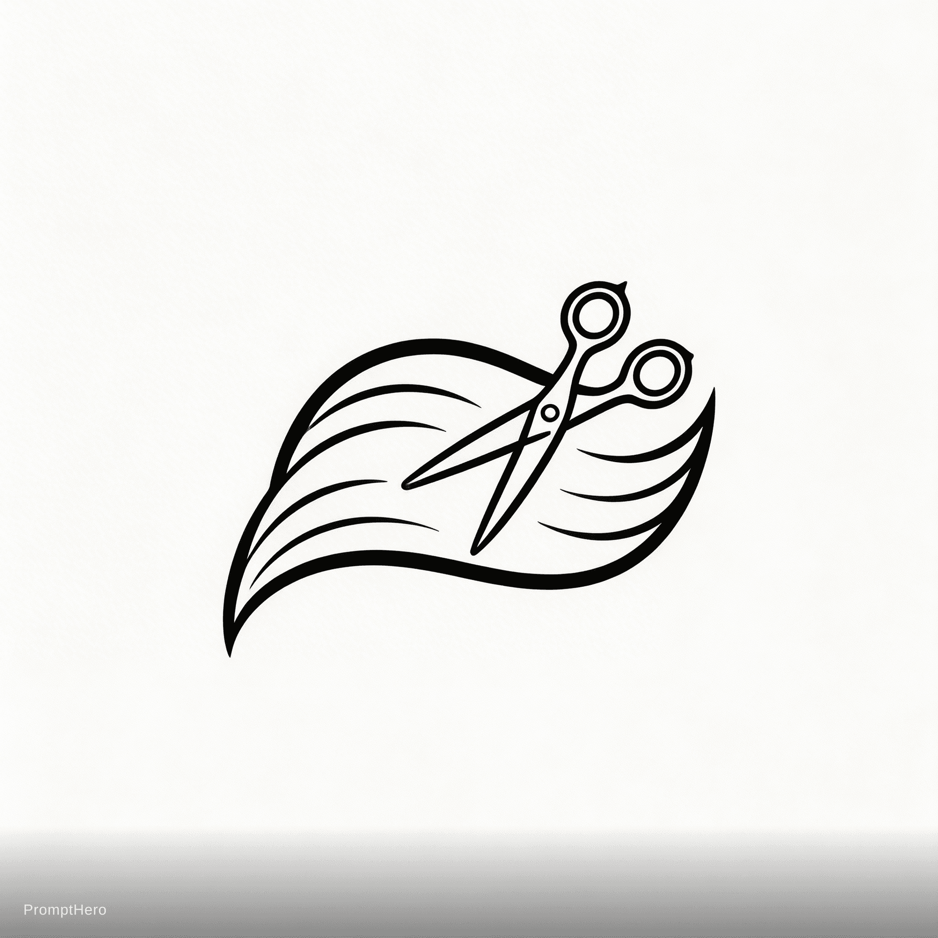 AI generated: Logo design for hair salon