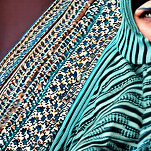 AI generated: Portrait of a very new Arab Muslim pregnant women with crying eyes 
