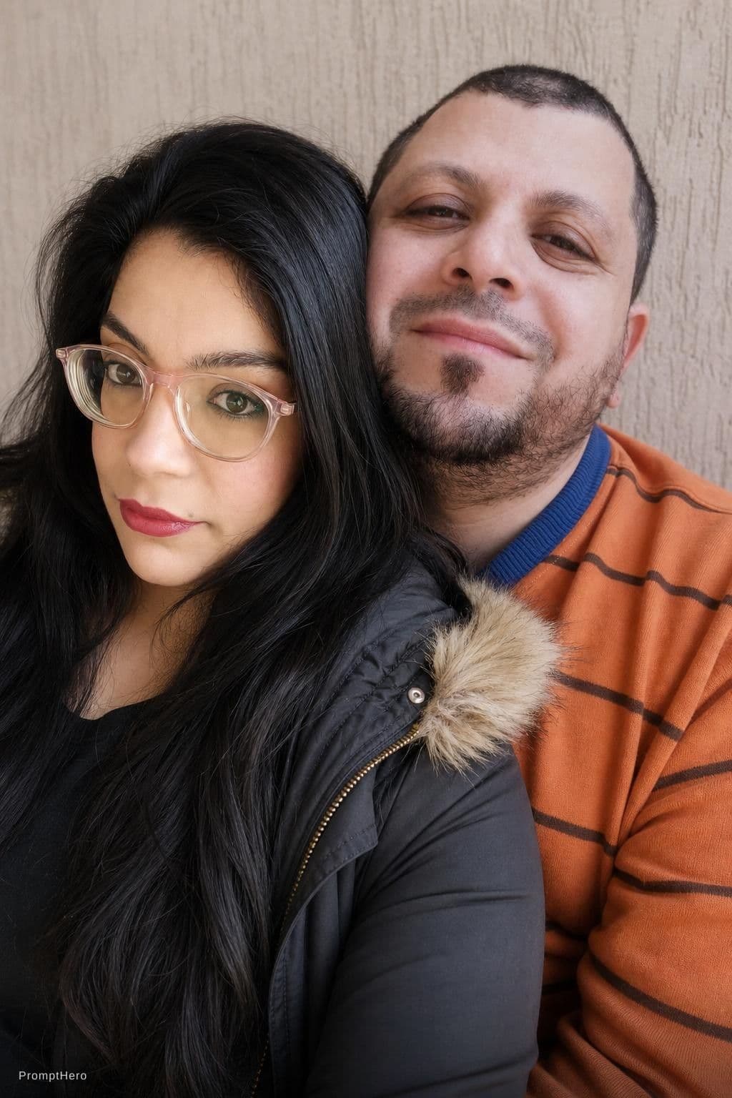 AI generated: Desi woman and foreign guy romantic 