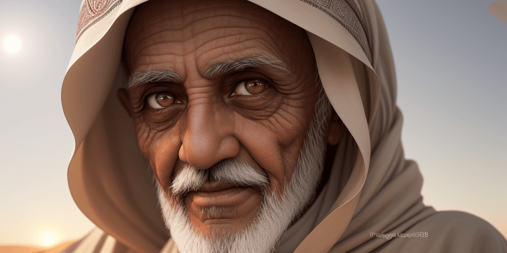 AI generated: award winning photography, a close up of the eyes of an old arab man, beautiful intense hazel eyes, ...