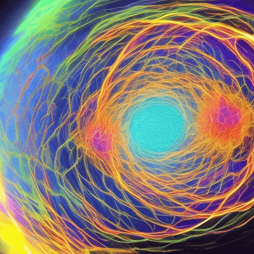 AI generated: imagenes realista  de los efectos del electromagnetismo 