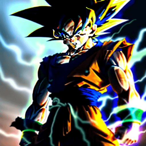 AI generated: Goku
